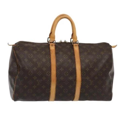 Pre-owned Canvas louis-vuitton-bags Louis Vuitton Vintage , Brown , Da...