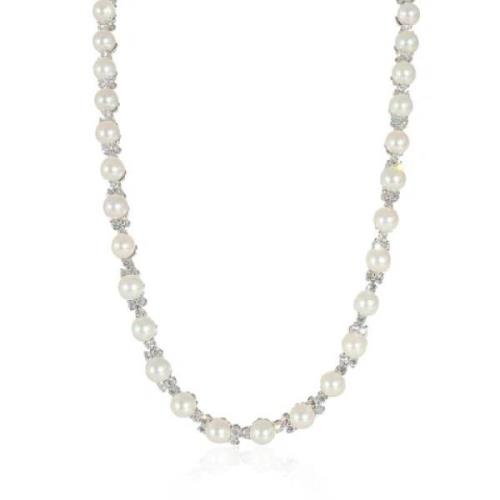 Pre-owned Platinum necklaces Tiffany & Co. Pre-owned , White , Dames