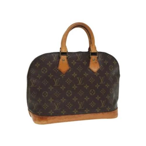 Pre-owned Canvas handbags Louis Vuitton Vintage , Brown , Dames