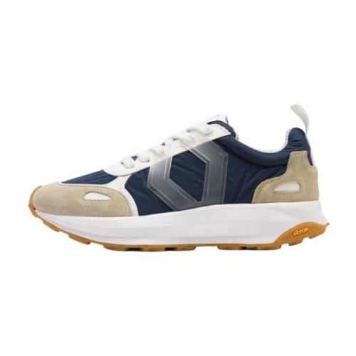 Blauwe Cross Sneakers Mikakus Barcelona , Blue , Heren