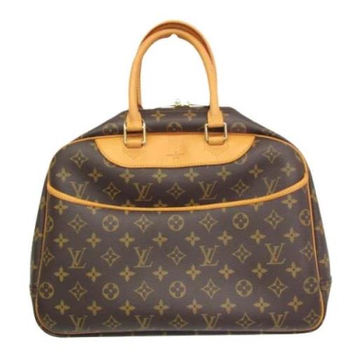 Pre-owned Canvas handbags Louis Vuitton Vintage , Brown , Dames