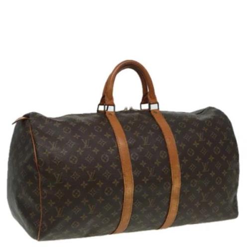 Pre-owned Canvas louis-vuitton-bags Louis Vuitton Vintage , Brown , Da...