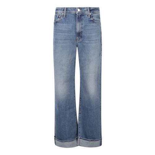 Slim Fit Denim Jeans Mother , Blue , Dames