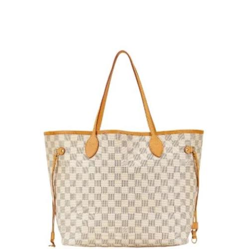 Pre-owned Canvas louis-vuitton-bags Louis Vuitton Vintage , White , Da...