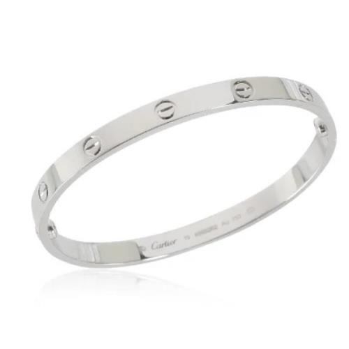 Pre-owned White Gold bracelets Cartier Vintage , Gray , Dames