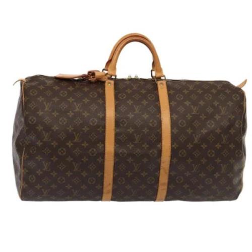 Pre-owned Canvas louis-vuitton-bags Louis Vuitton Vintage , Brown , Da...