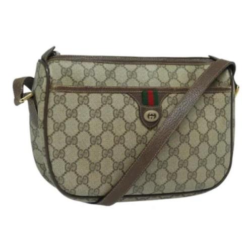 Pre-owned Leather gucci-bags Gucci Vintage , Brown , Dames