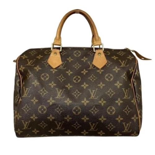 Pre-owned Canvas louis-vuitton-bags Louis Vuitton Vintage , Brown , Da...