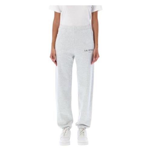 Grijze SR Sport Sweatpant Sporty & Rich , Gray , Dames