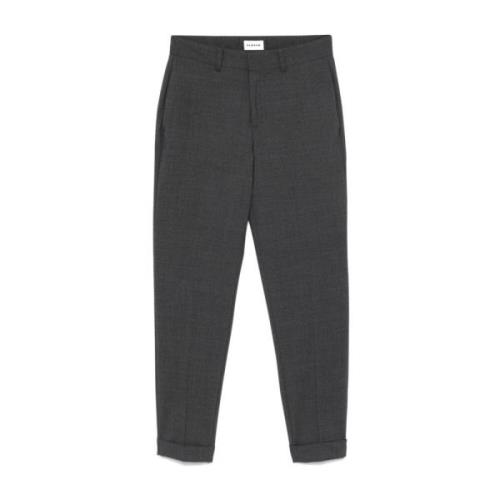 Grijze Slim-Fit Broek Verhoog Stijl P.a.r.o.s.h. , Gray , Dames