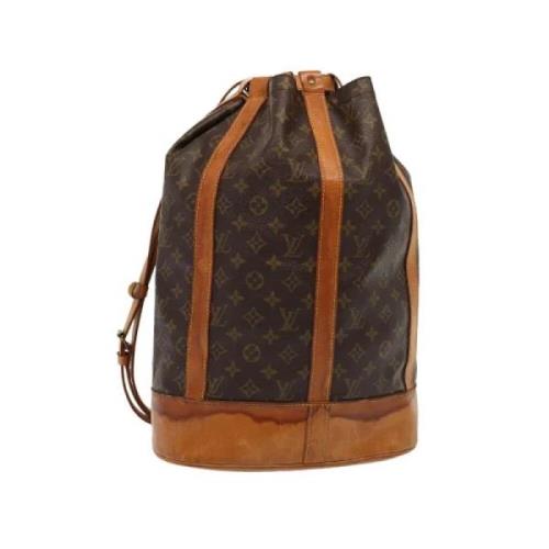 Pre-owned Cotton louis-vuitton-bags Louis Vuitton Vintage , Brown , Da...