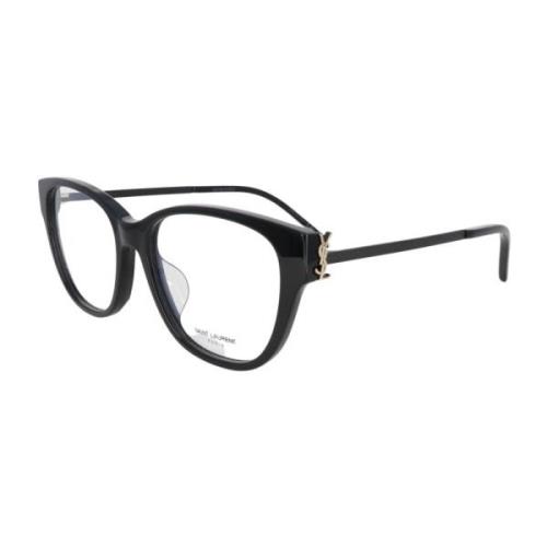 Verhoog je stijl met SL M48 C/F Bril Saint Laurent , Black , Unisex