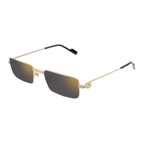 Ct0501S 005 Sunglasses Cartier , Yellow , Unisex