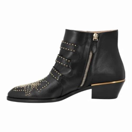 Leather boots Chloé , Black , Dames