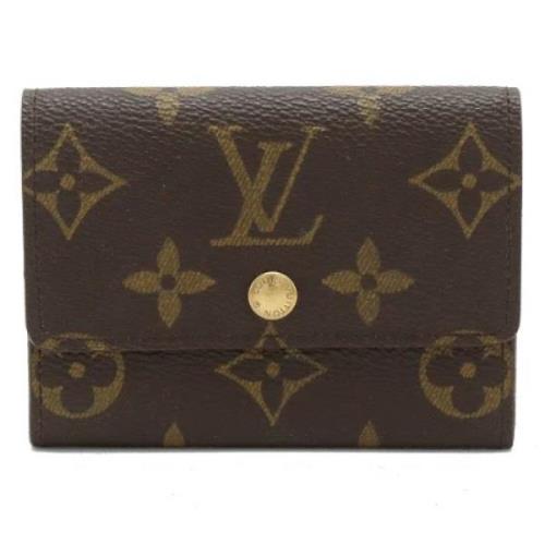 Pre-owned Canvas wallets Louis Vuitton Vintage , Brown , Dames