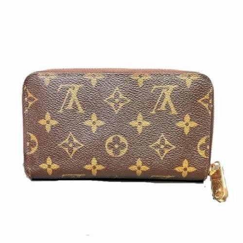 Pre-owned Canvas wallets Louis Vuitton Vintage , Brown , Dames