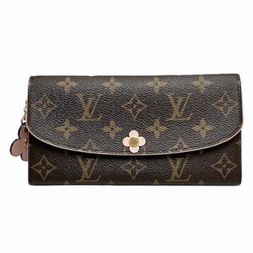 Pre-owned Canvas wallets Louis Vuitton Vintage , Brown , Dames