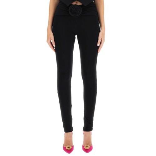 Elegante Skinny Fit Broek Magda Butrym , Black , Dames