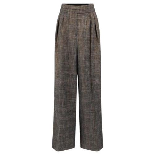 Tweed Wijde Pijp Damesbroek Aaiko , Gray , Dames