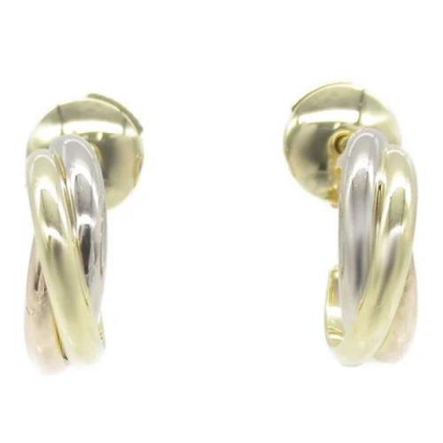 Pre-owned Yellow Gold earrings Cartier Vintage , Yellow , Dames