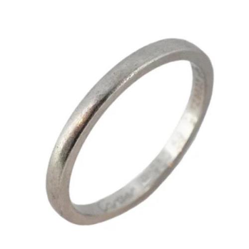 Pre-owned Platinum rings Cartier Vintage , Gray , Dames