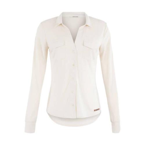 Twilight Blouse Lange Mouw Moscow , Beige , Dames