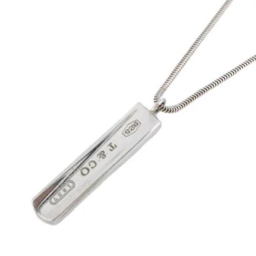 Pre-owned Silver necklaces Tiffany & Co. Pre-owned , Gray , Dames