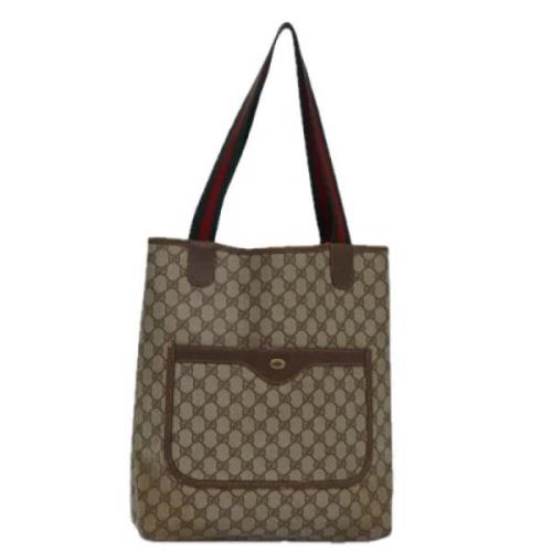 Pre-owned Leather gucci-bags Gucci Vintage , Brown , Dames