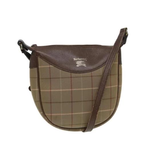 Pre-owned Canvas shoulder-bags Burberry Vintage , Brown , Dames