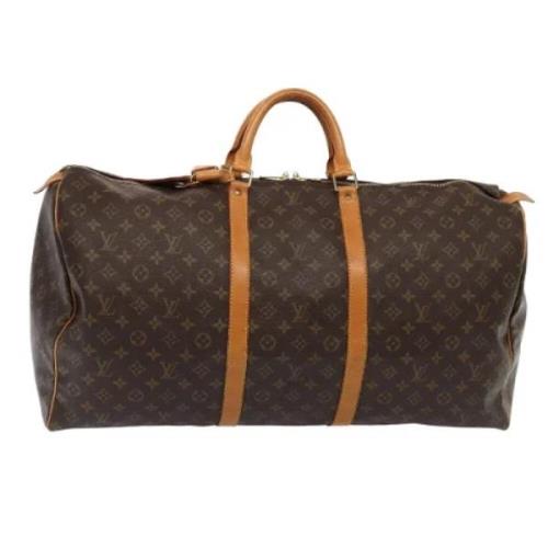 Pre-owned Canvas louis-vuitton-bags Louis Vuitton Vintage , Brown , Da...