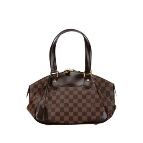 Pre-owned Canvas louis-vuitton-bags Louis Vuitton Vintage , Brown , Da...