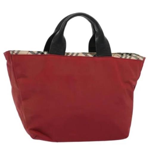 Pre-owned Nylon handbags Burberry Vintage , Red , Dames