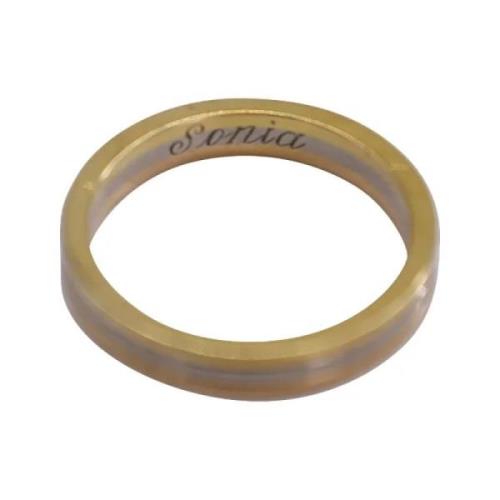 Pre-owned Metal rings Cartier Vintage , Yellow , Heren