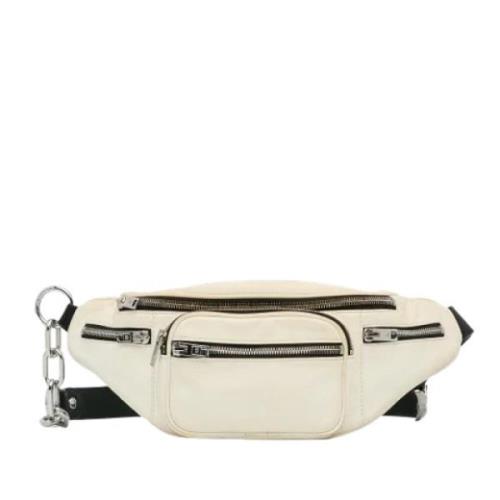 Pre-owned Leather shoulder-bags Alexander Wang Pre-owned , White , Dam...