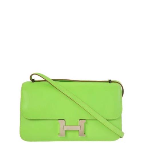 Pre-owned Canvas crossbody-bags Hermès Vintage , Green , Dames