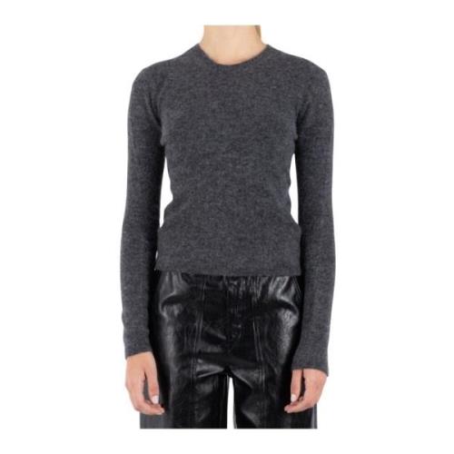 Donkergrijze Crewneck Alpaca Blend Trui Isabel Marant Étoile , Gray , ...