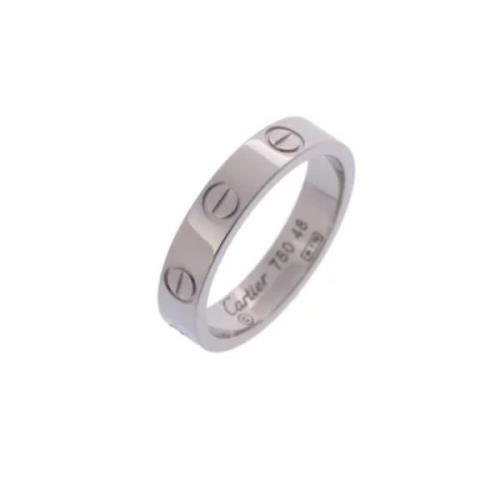 Pre-owned White Gold rings Cartier Vintage , Gray , Dames