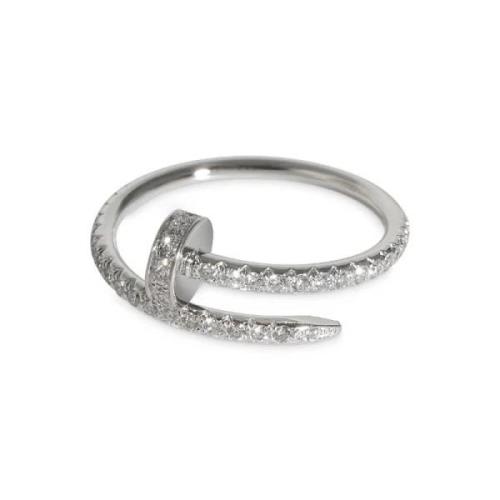 Pre-owned White Gold rings Cartier Vintage , Gray , Dames