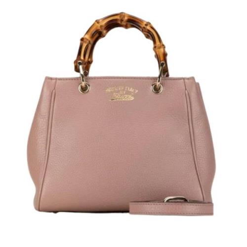 Pre-owned Leather gucci-bags Gucci Vintage , Pink , Dames