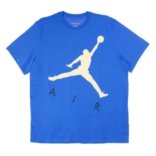 Air Hybrid Crew Heren T-shirt Blauw Jordan , Blue , Heren