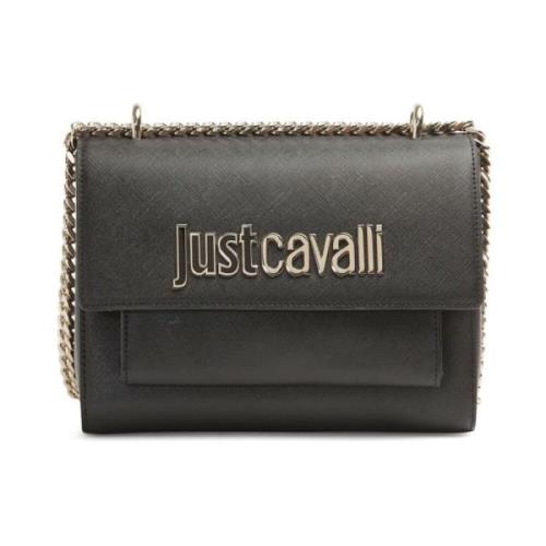 Zwarte schoudertas voor vrouwen Just Cavalli , Black , Dames