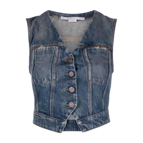 Blauwe Modieuze Vest Stella McCartney , Blue , Dames