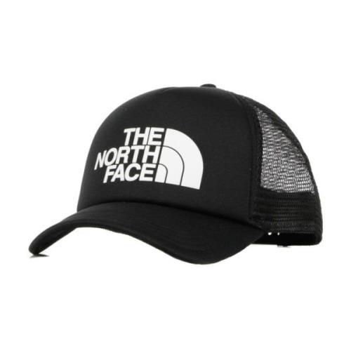 Zwart/Wit Trucker Logo Pet The North Face , Black , Heren