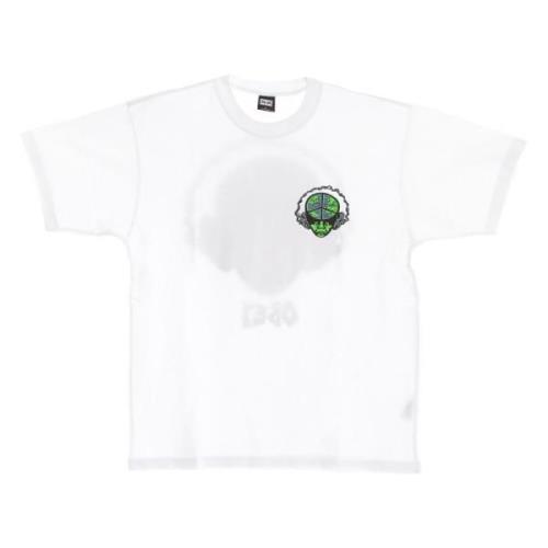 World Peace Tee Wit Katoen Print Obey , White , Heren