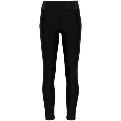 Zwarte Leggings voor Vrouwen Aw24 Versace Jeans Couture , Black , Dame...