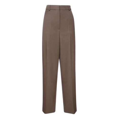 Moderne Mud Straight Broek Stella McCartney , Brown , Dames