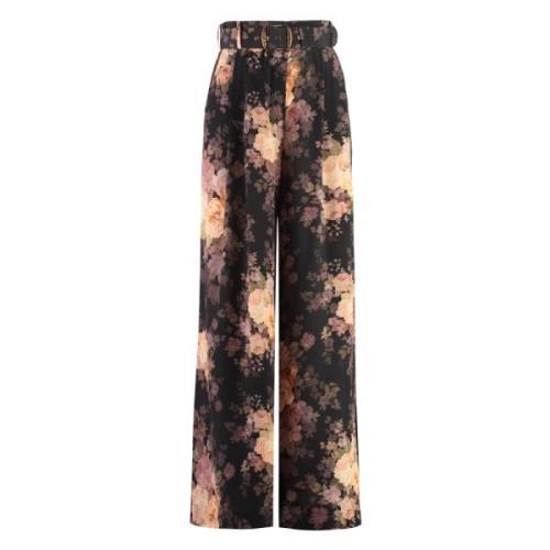 Zijden Wijde Broek Zimmermann , Multicolor , Dames