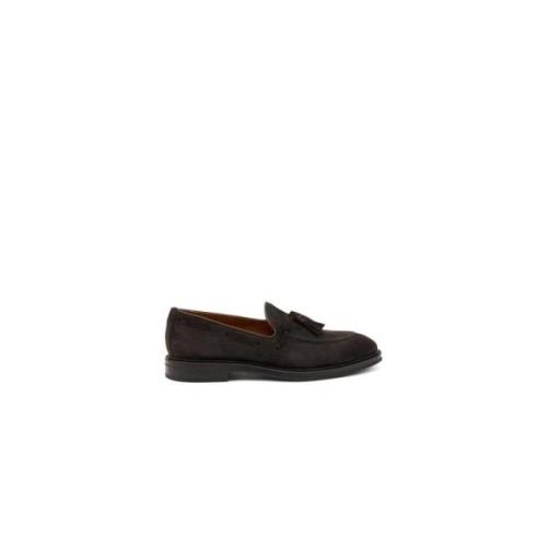 Suède Loafer met Kwastjes Frau , Brown , Dames