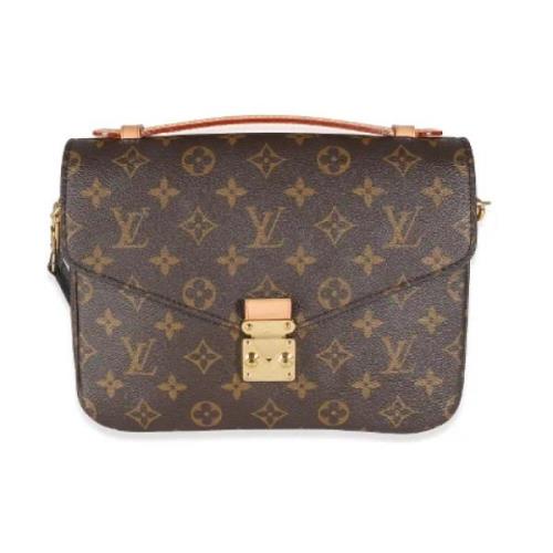 Pre-owned Canvas louis-vuitton-bags Louis Vuitton Vintage , Brown , Da...