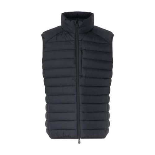 Zwart Gilet Jas Save The Duck , Black , Heren